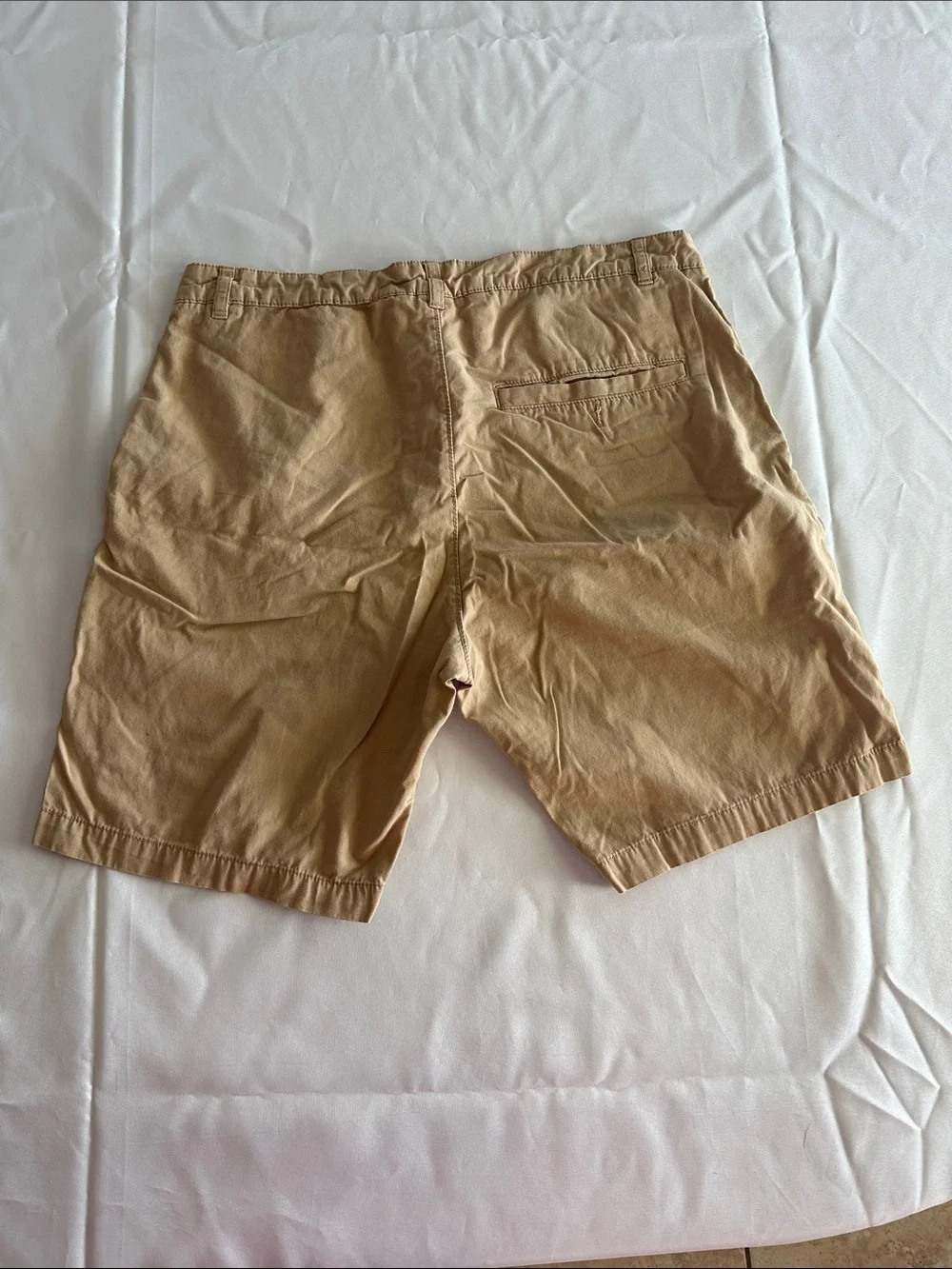 Divided Men's Beige Flat Front Shorts
